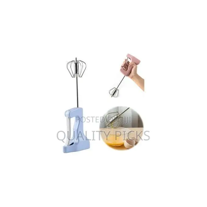 Semi Automatic Hand Whisk Versatile Egg Beater Mixing Tool