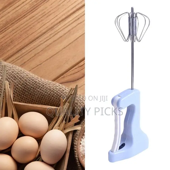 Semi Automatic Hand Whisk Versatile Egg Beater Mixing Tool