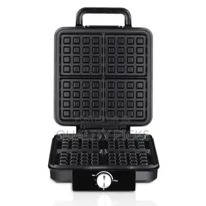 Waffle Maker, 4-Piece Non-Stick Square Waffle Maker,