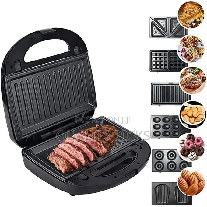 6-in-1 Grill Multimaker Electric Multifunctional Toster