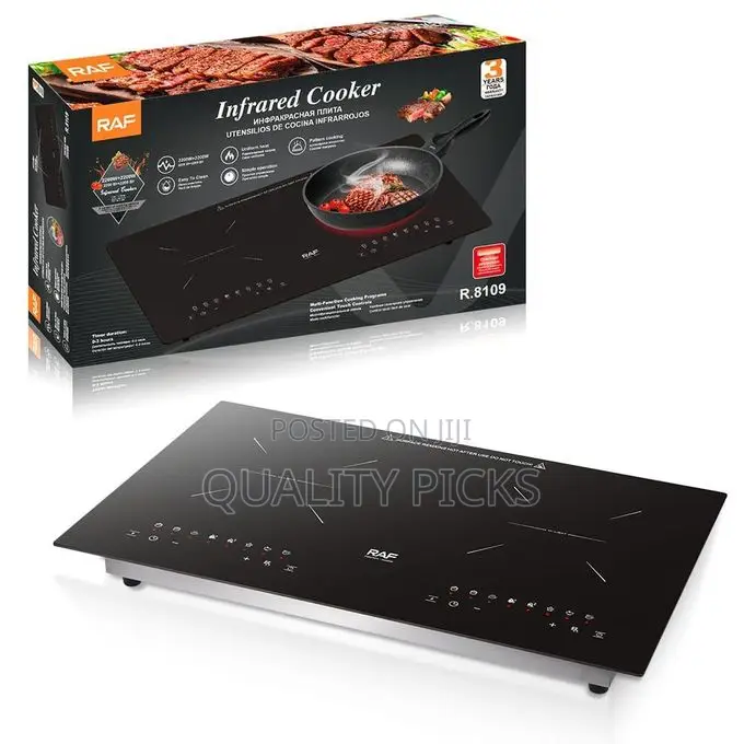Induction Hob Electric Cooktop Infrared Cooker With Double Heating