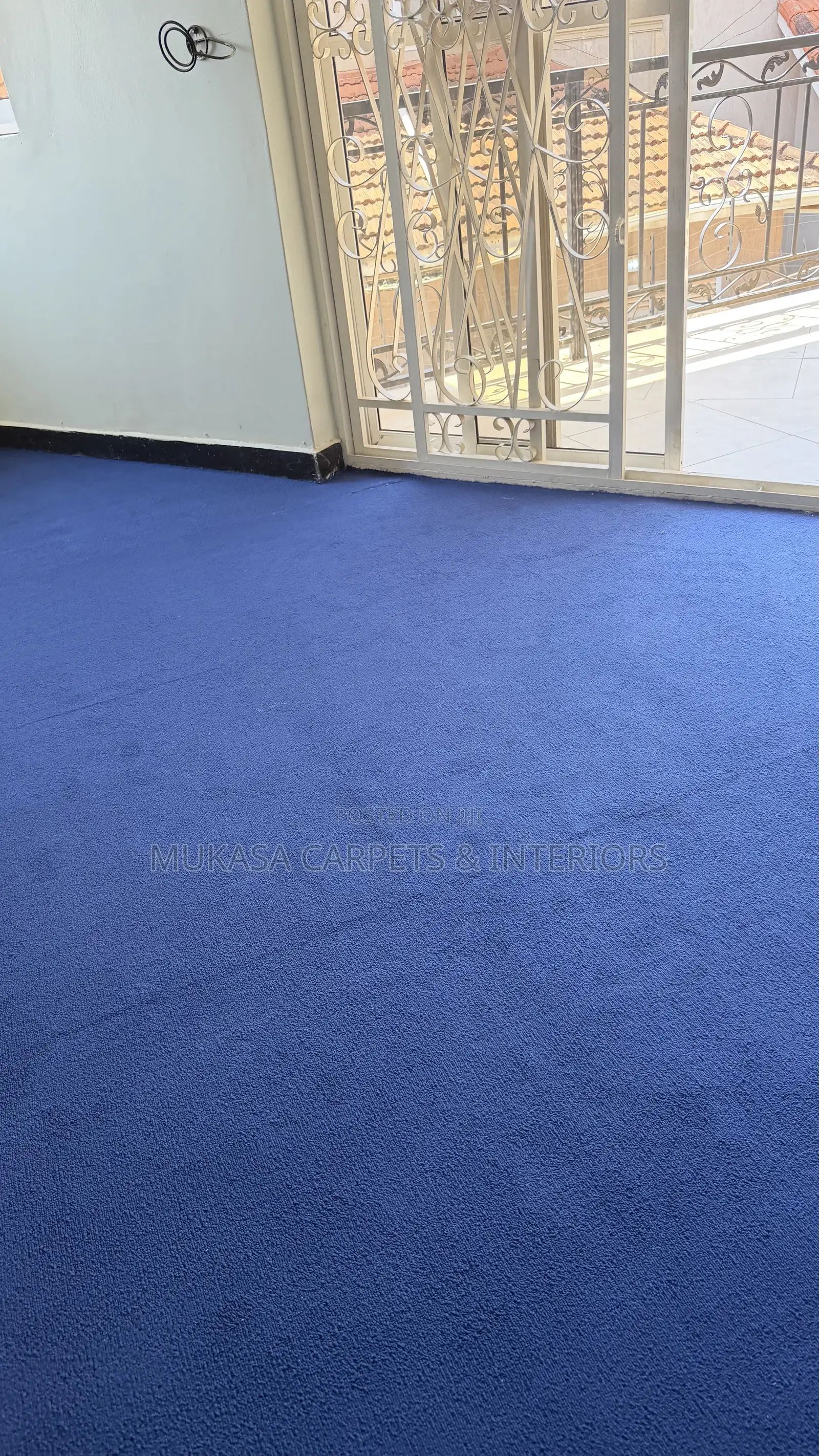 Blue Woolen Wall to Wall Carpet – Premium Quality
