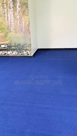 Affordable Blue Woolen Carpet – Soft Durable