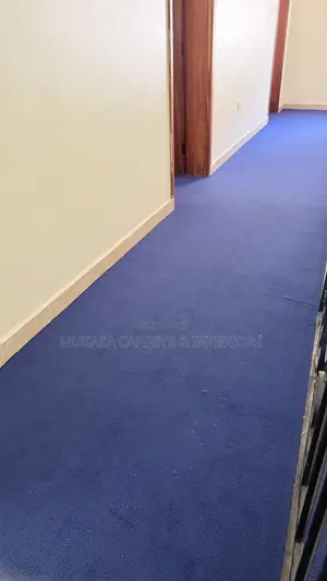 Blue Woolen Carpet – Luxury Soft Carpet for Modern Homes