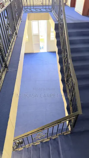 Blue Woolen Carpet – Luxury Soft Carpet for Modern Homes