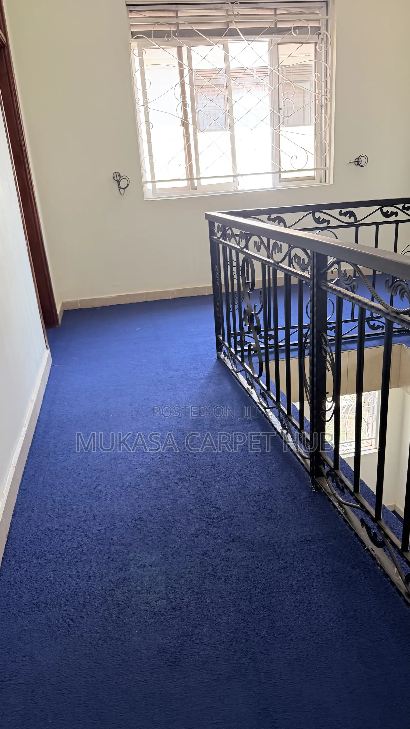 Modern Blue Woolen Carpet – Quality Carpet in Kampala