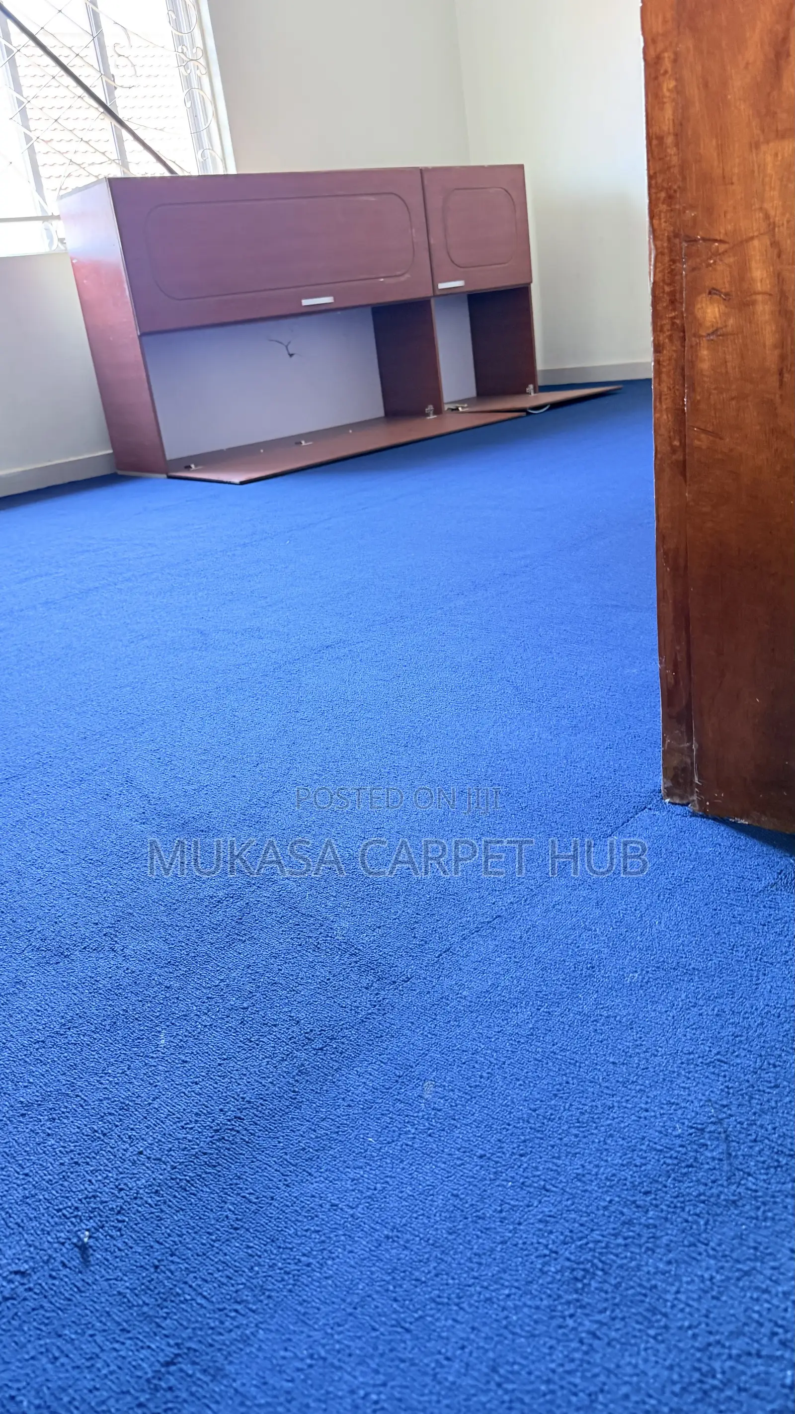 Premium Blue Wool Carpet – Elegant Carpet for Home Office