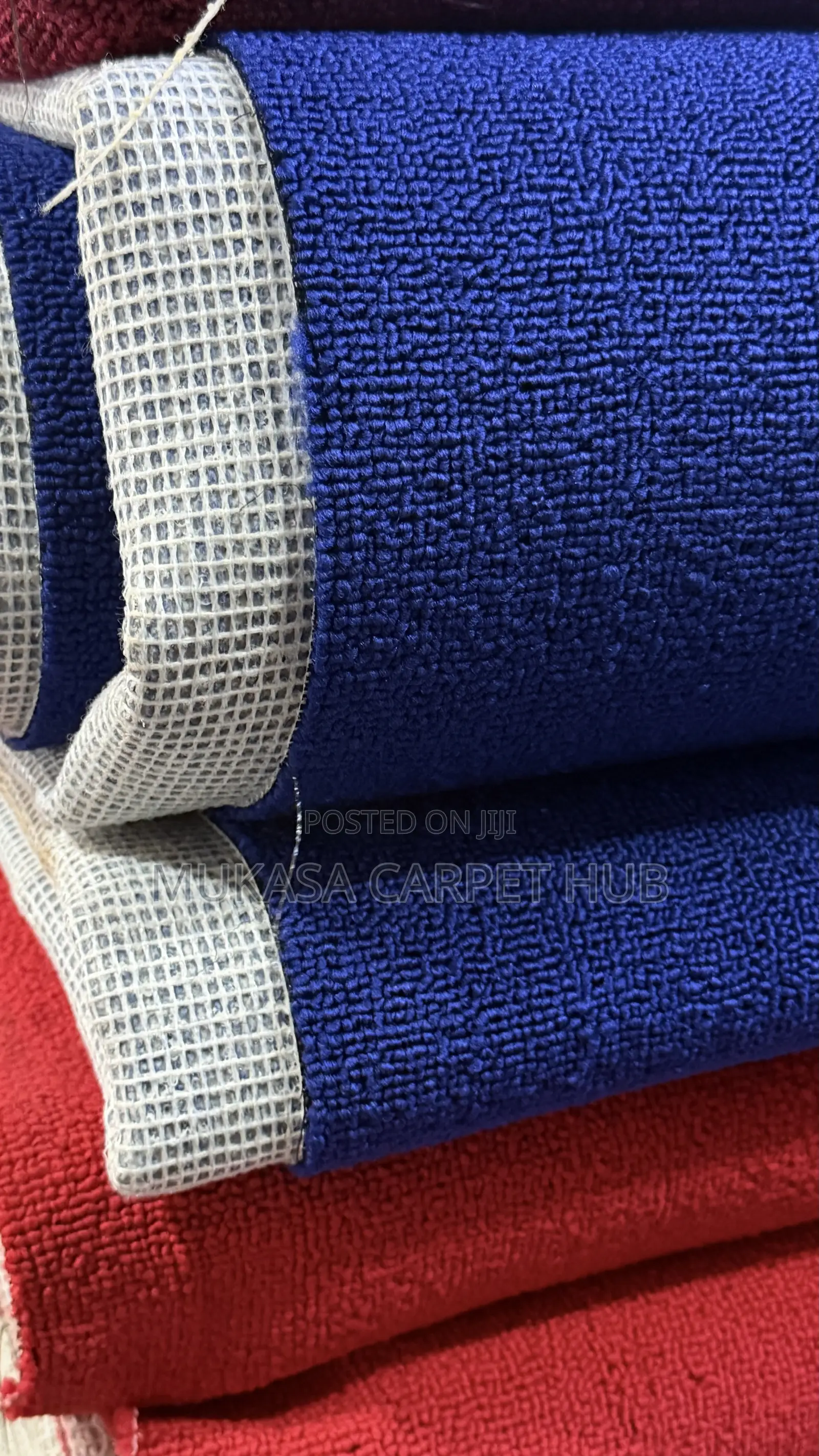 Blue Woolen Carpet Kampala – Premium Carpet Installation