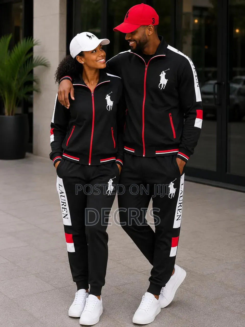 Navy Zip-Up Tracksuit Set – Unisex Jacket Joggers – CSBS Fashion