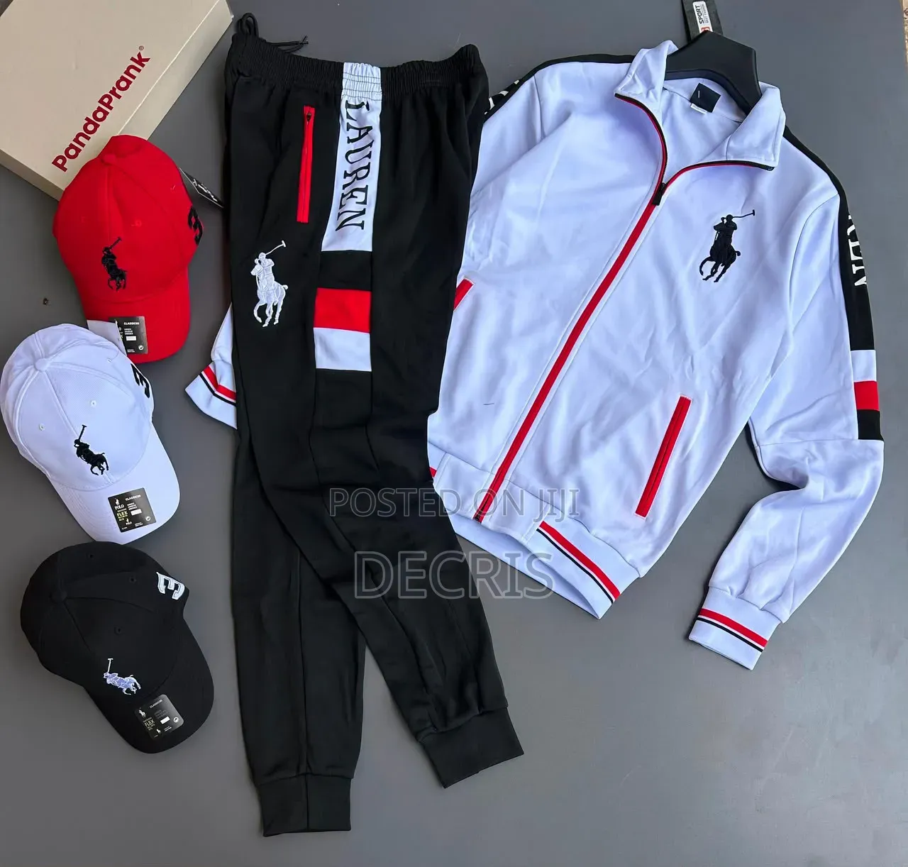 Navy Zip-Up Tracksuit Set – Unisex Jacket Joggers – CSBS Fashion