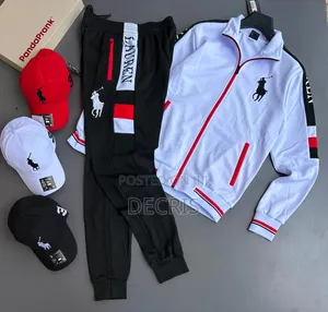 Navy Zip-Up Tracksuit Set – Unisex Jacket Joggers – CSBS Fashion