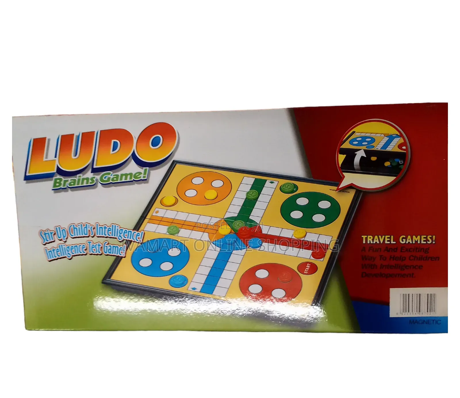 Magnetic Ludo Board Game - Brains Game