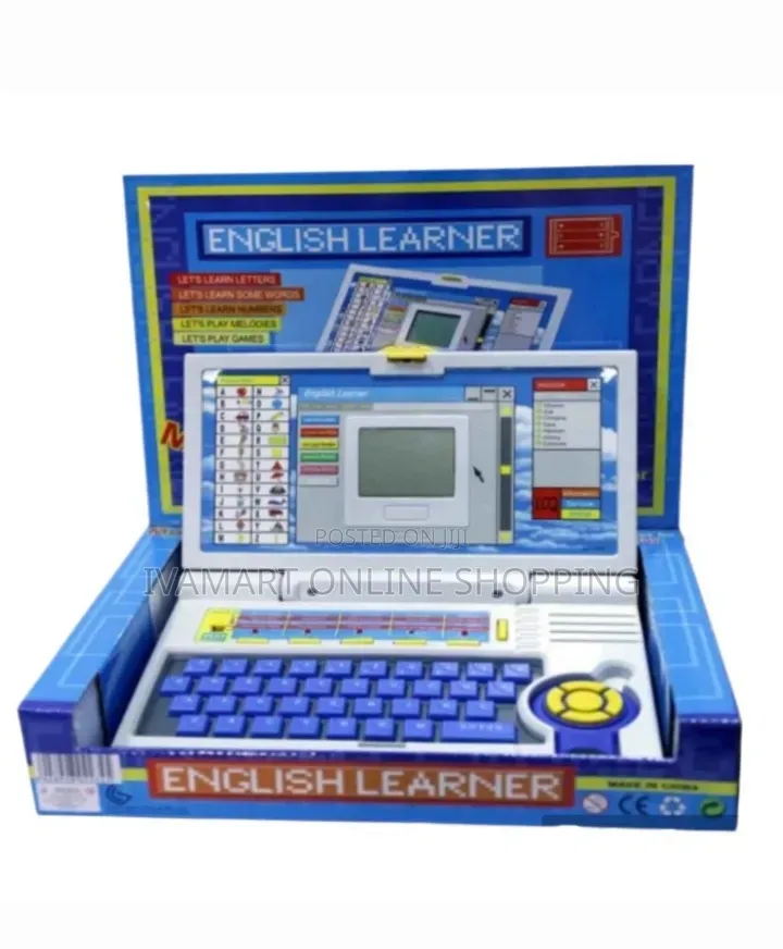 English Learner Laptop Toy for Kids - 20 Fun Activities, Learn, Play