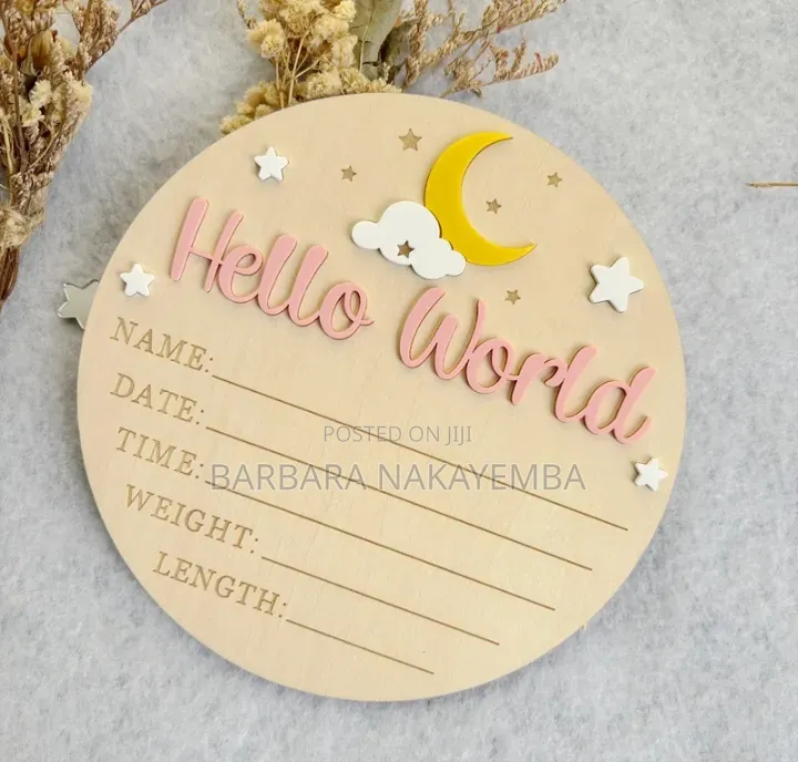 3D Baby Announcing Souvenir