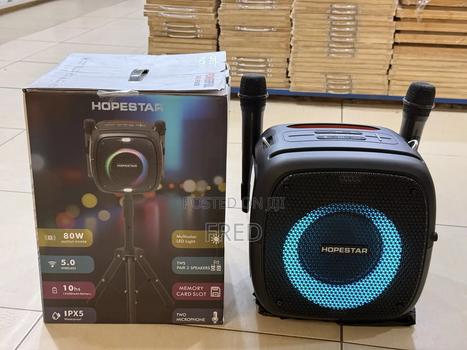 80W Hopestar Party One Portable Bluetooth Party Speaker