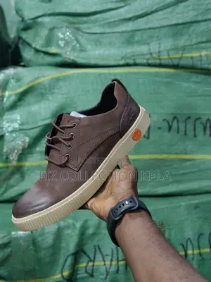 Timberland Brown Leather Smart Casual Sneakers