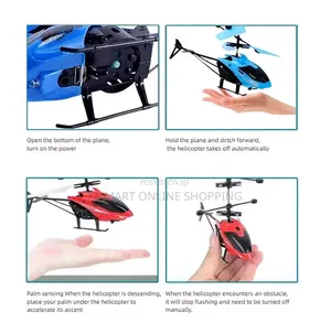 Induction Flying Helicopter Toy for Kids - Remote Control