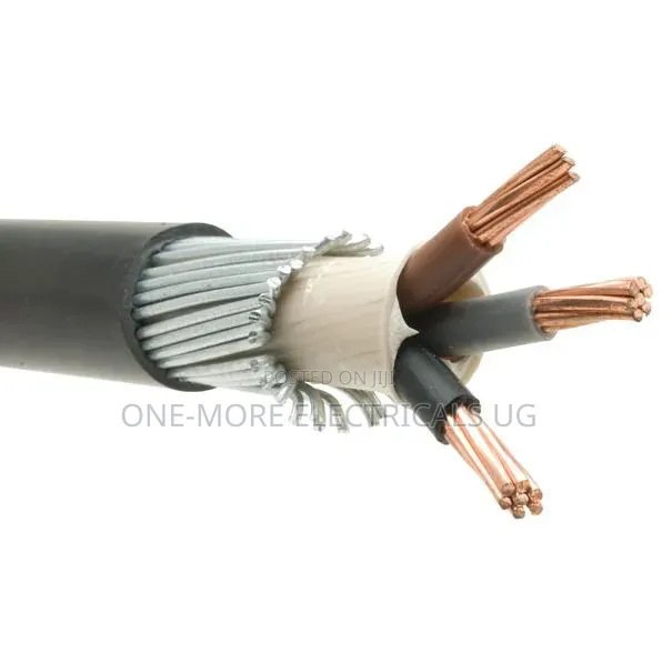 Armoured Underground Cable 4mm/3cores Pure Copper.