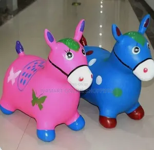Inflatable / Bouncy Rocking Horse (Animal Ride-on Toy) - Rubber