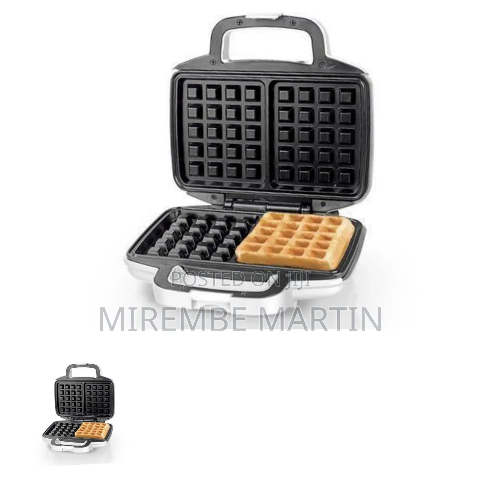 Saachi Modern Dual-Square Waffle Maker