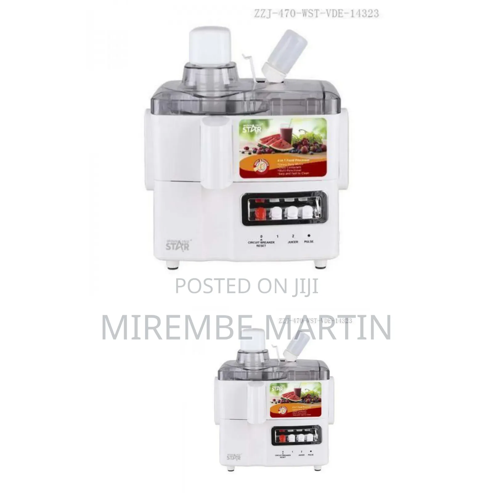 Winningstar Professional Multi-Function Countertop Blender and Juicer