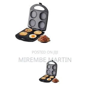 Versatile 4-Hole Electric Pancake and Egg Maker