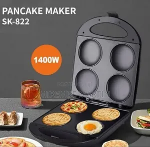 Versatile 4-Hole Electric Pancake and Egg Maker