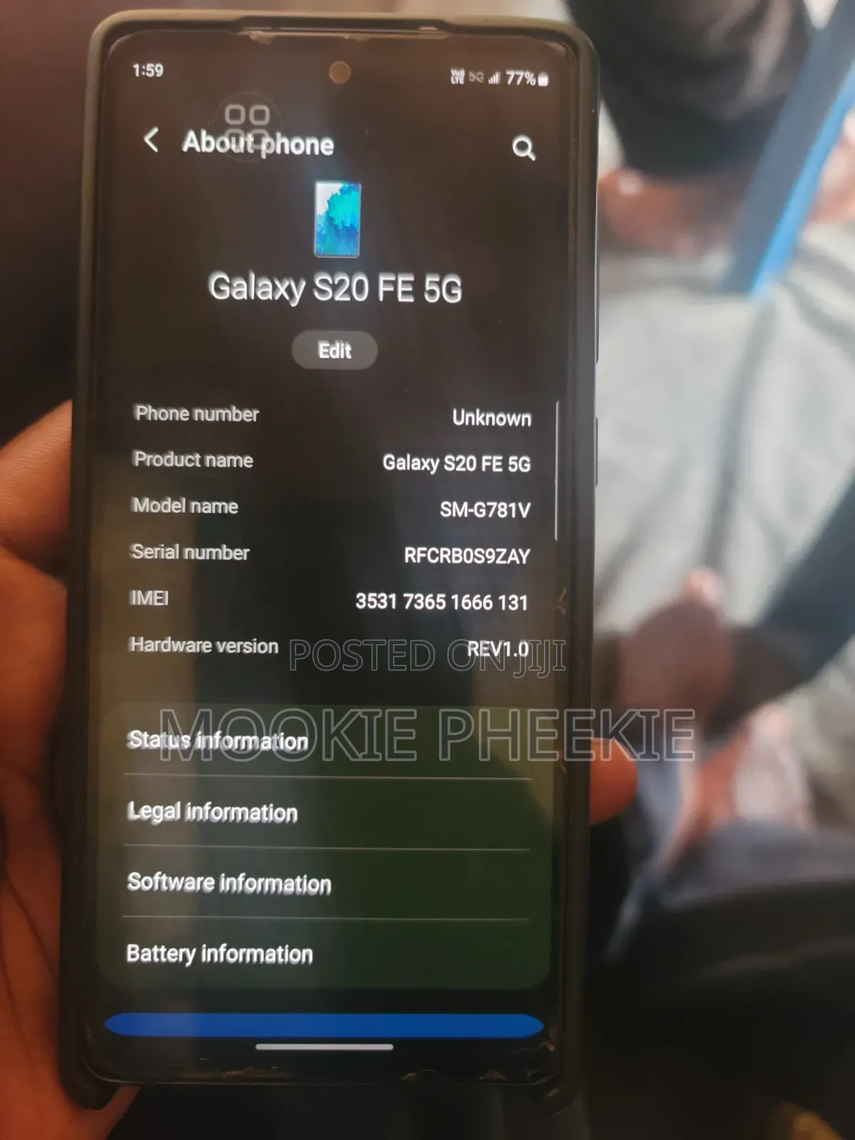 Samsung Galaxy S20 FE 5G 128 GB Black