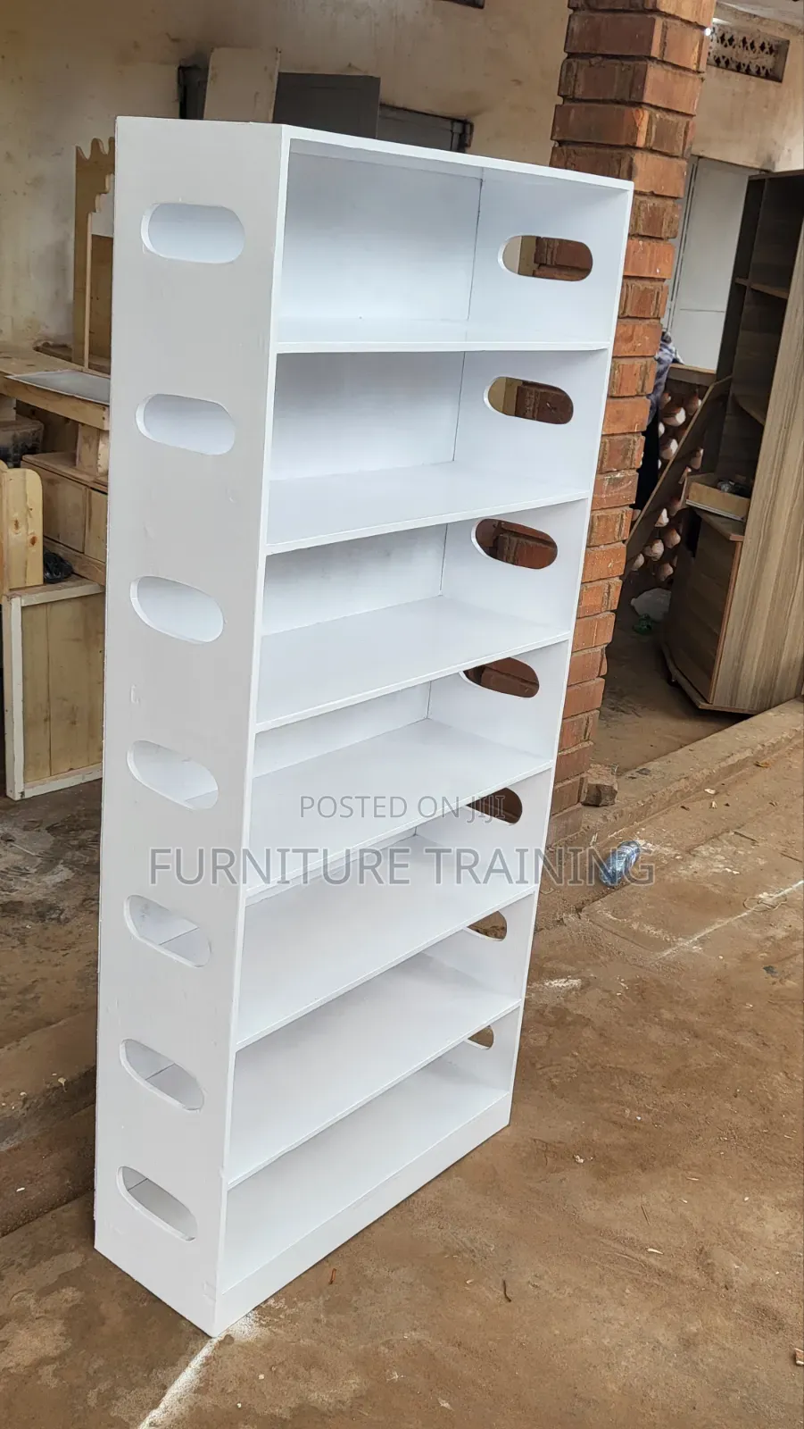 White and Gray Shoestand Available Both Now