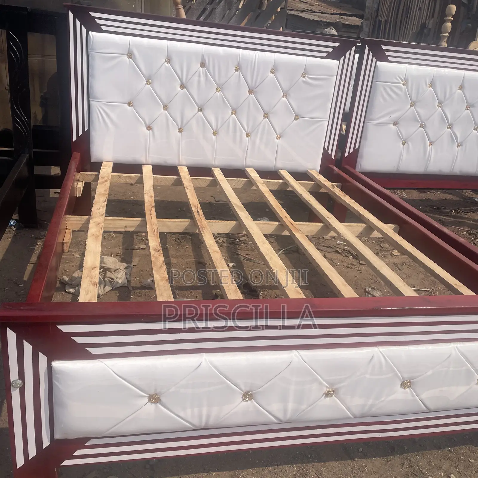 5by6 Dark Brown Bed
