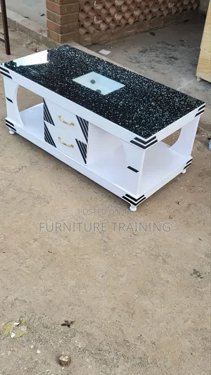 Both TV Stand and Center Table White and Black Available