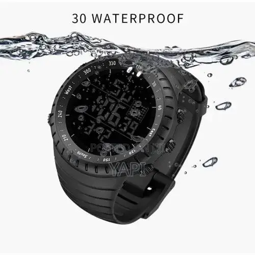 Watch Digital Wristwatch Durable Waterproof for Men