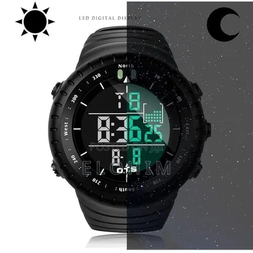 Watch Digital Wristwatch Durable Waterproof for Men