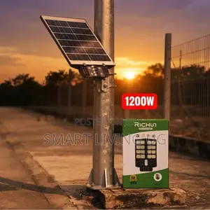 Richun 1200W Solar Street Lamp – Bright for Compounds, Roads & Parking