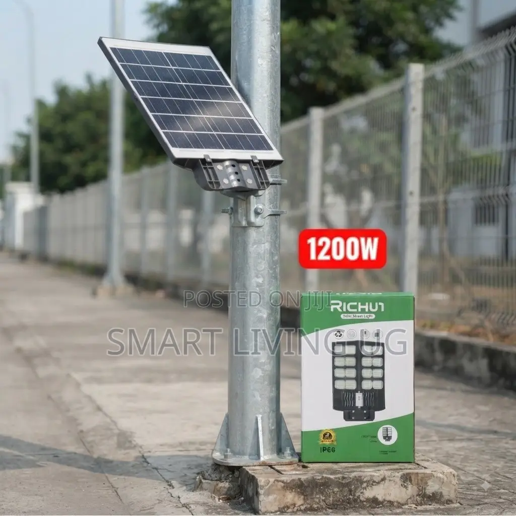Richun 1200W Solar Street Lamp – Bright for Compounds, Roads & Parking