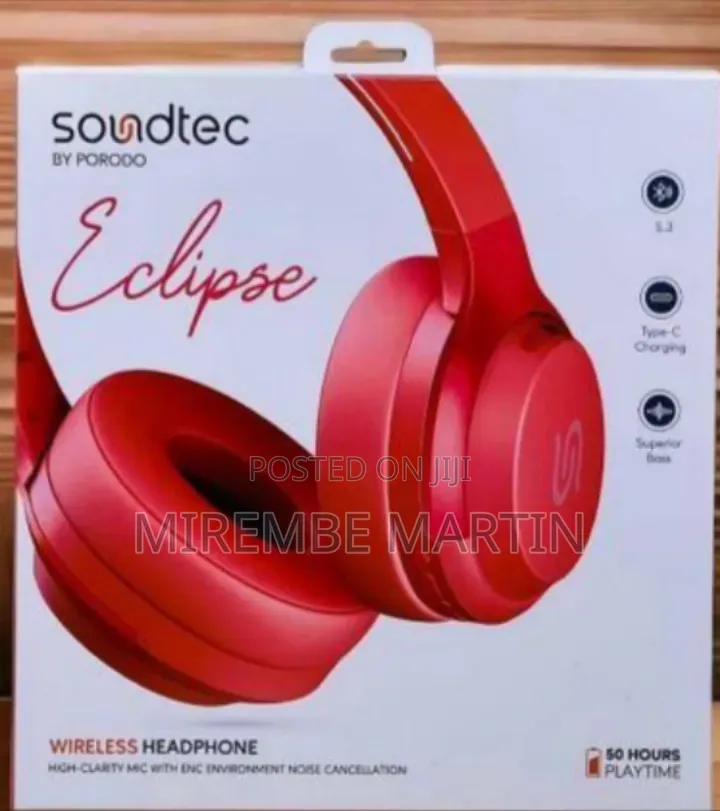 Soundtec by Porodo Eclipse Wireless Headphones