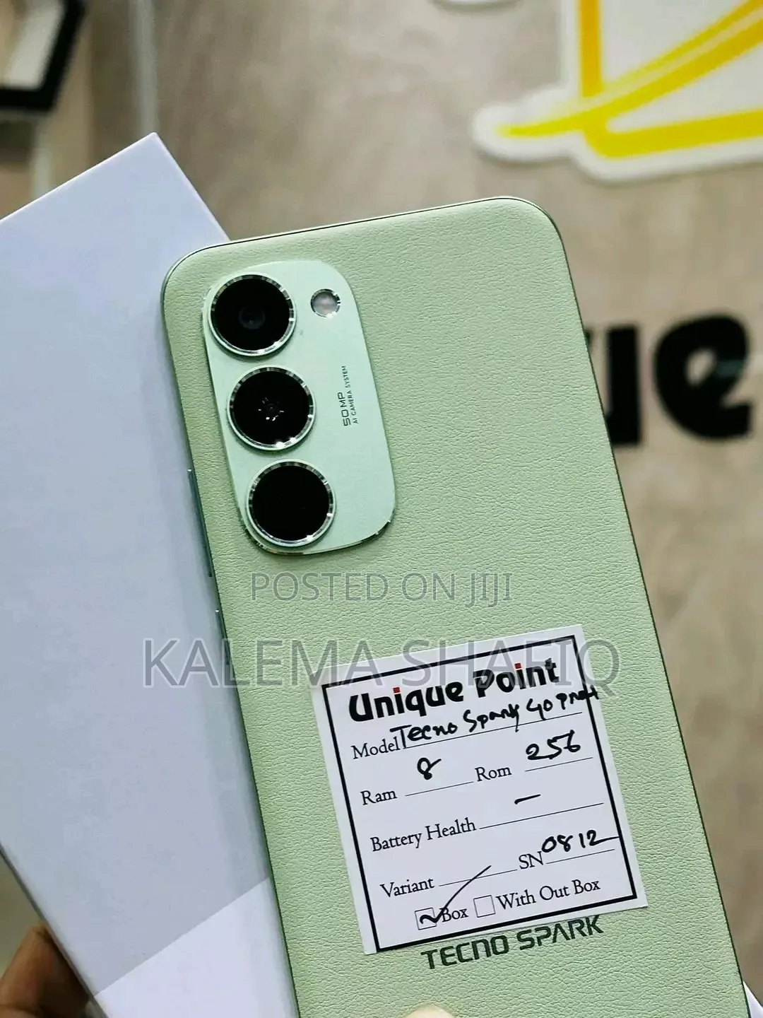 New Tecno Spark 40 Pro+ 256 GB Green