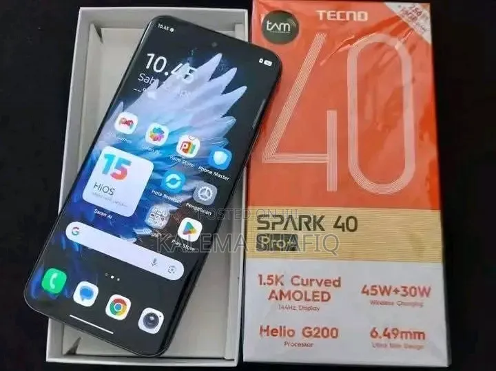 New Tecno Spark 40 Pro+ 256 GB Green