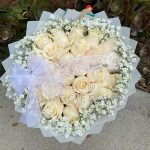Iam Sorry Bouquet of Fresh Flowers and Customized Wine