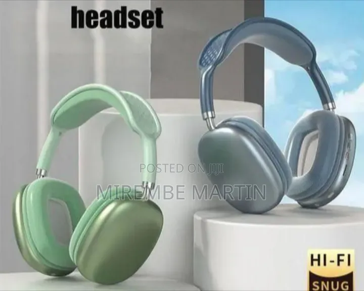 Sleek Wireless Over-Ear Headphones With Mesh Headband