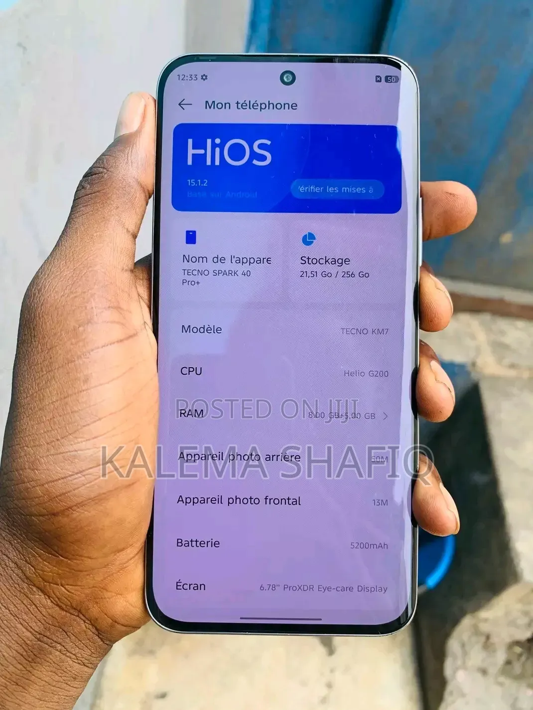New Tecno Spark 40 Pro+ 256 GB Gray