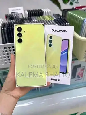 New Samsung Galaxy A15 5G 256 GB Yellow