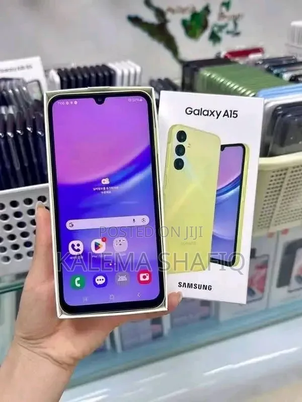 New Samsung Galaxy A15 5G 256 GB Yellow