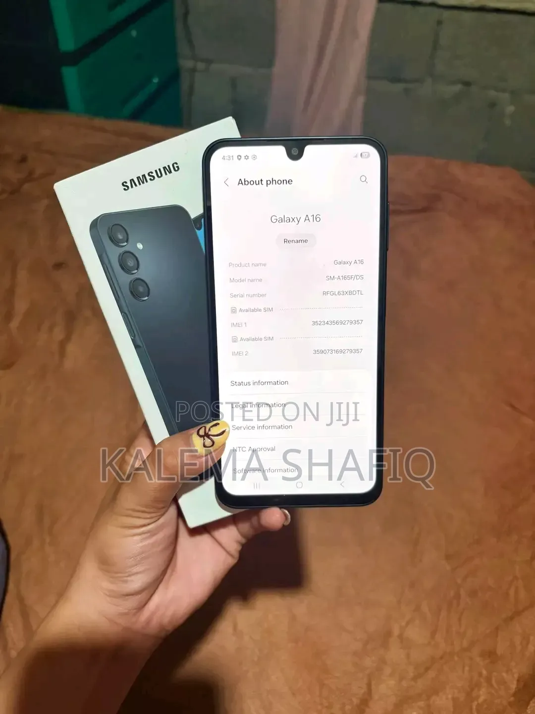 New Samsung Galaxy A16 5G 256 GB Black
