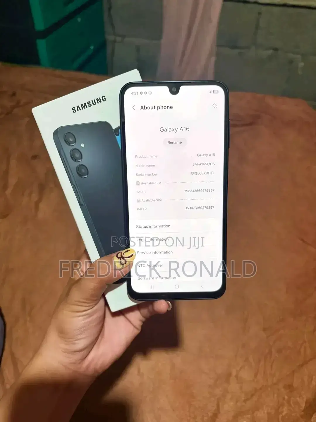 New Samsung Galaxy A16 5G 256 GB Black