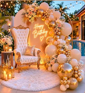 Unique and Luxurious Birthday Deco
