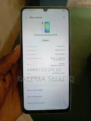 New Samsung Galaxy A06 64 GB White