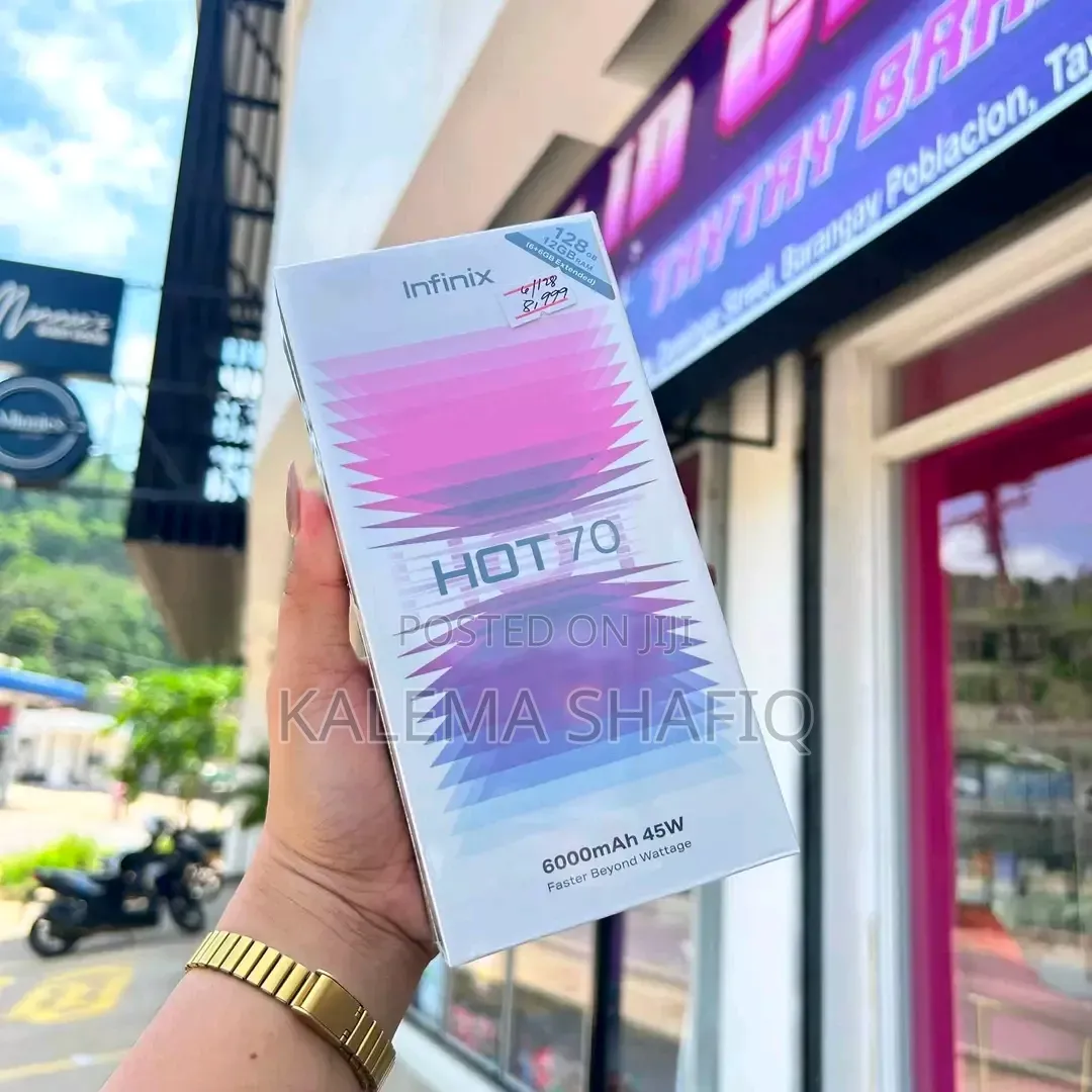 New Infinix Hot 70 128 GB Silver