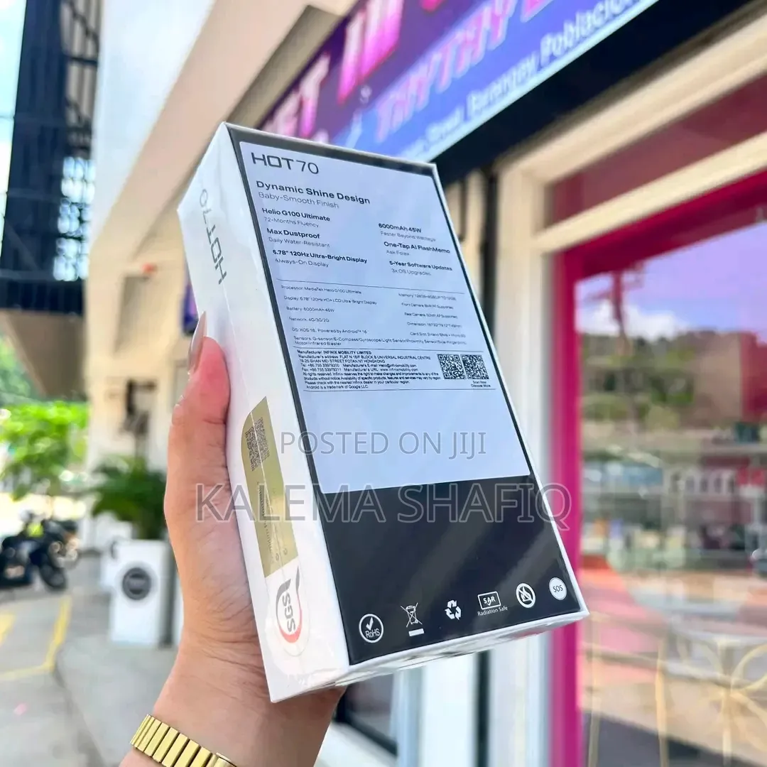 New Infinix Hot 70 128 GB Silver