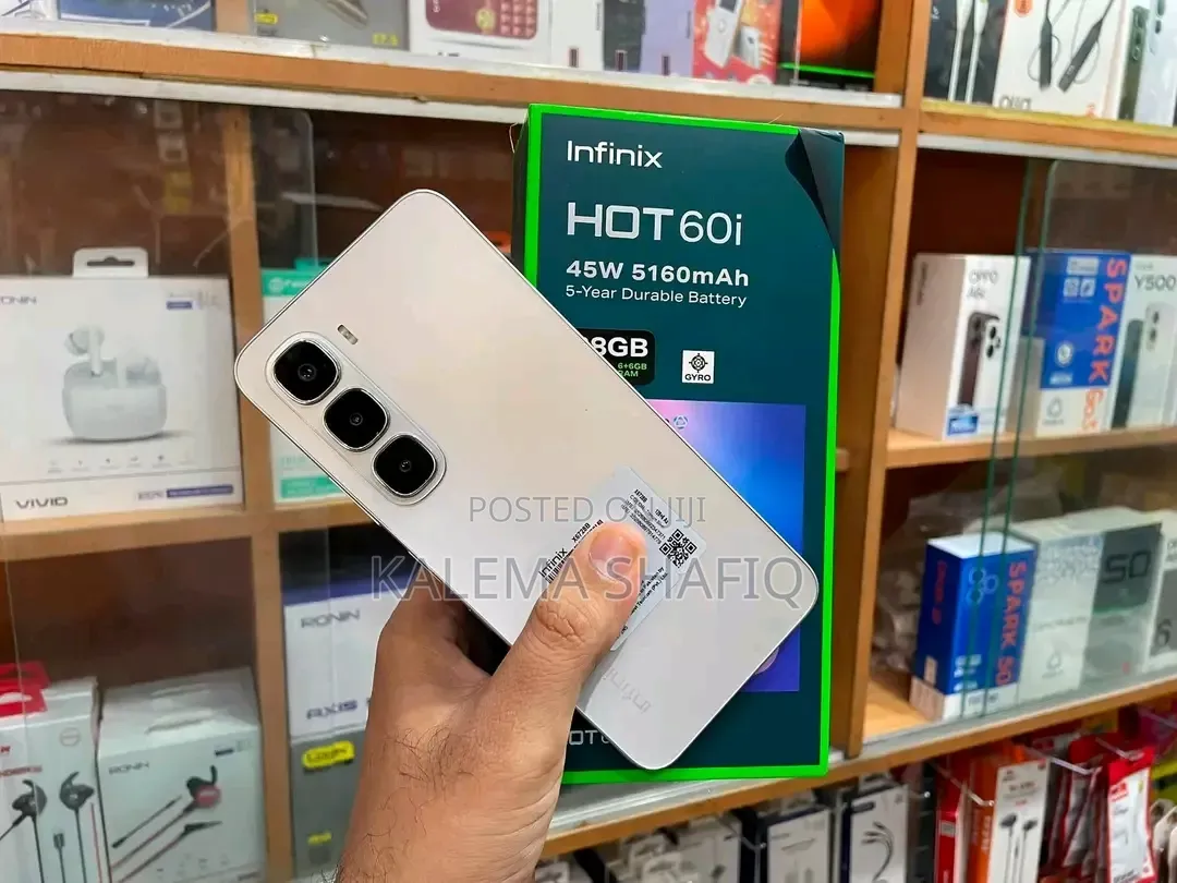 New Infinix Hot 60i 256 GB Rose Gold
